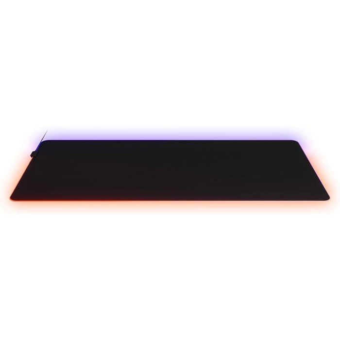 Tapis de souris gaming - STEELSERIES - QcK Prism Cloth 3XL - RGB - Noir