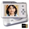Цифровой 4K цифровой компактный передний и задний двойной 68 миллионов пикселей HD 1080P видео двойной переключатель функция селфи с одним учеником цифровой АФ 8x цифровой