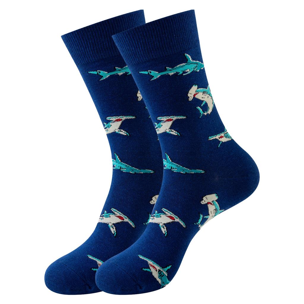 5 pairs of trendy mid-calf socks for men: fun and quirky designs