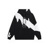 Li Ning CF Series Color Block Design Brand Logo Printed Pullover Hoody Unisex Hoody Black AWDSH67-1