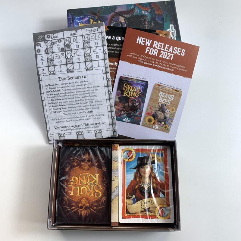 Английская версия Skull King Cover Your Assets Золотая медаль США Ultimate Pirate Ship Board Game