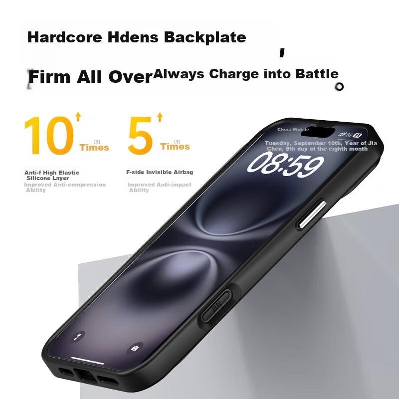 IPhone 16 Case, Apple 16 Protective Cover, Magnetic Wireless Charging Frosted Shockproof Full Lens Protection Soft Edge Case, Lilac Purple