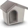 Пластиковый домик - Собака - 98.5x77.5x72.5см - Серый - Комфорт на улице