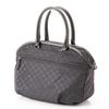 Tote Bag Polka Dots Piping Pocket 2WAY Mini Tote Black [Isaac] (10)