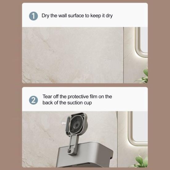 Мыльница на присоске с дренажными отверстиями, двухслойная, настенная, самодренирующаяся, держатель для мыла для ванной комнаты