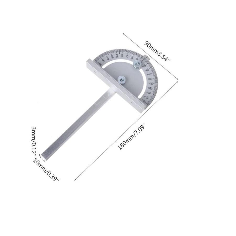 Protractor Angle Ruler Gauge Goniometer Metal Angle Finder