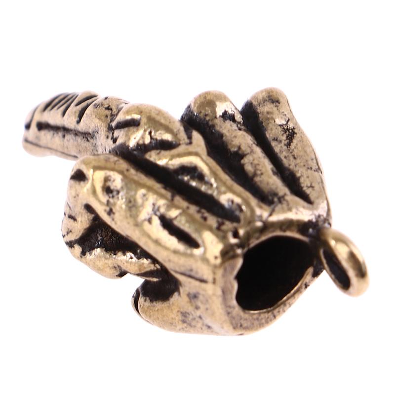 Металлический латунный брелок с поднятым средним пальцем в форме подвески, ювелирный брелок