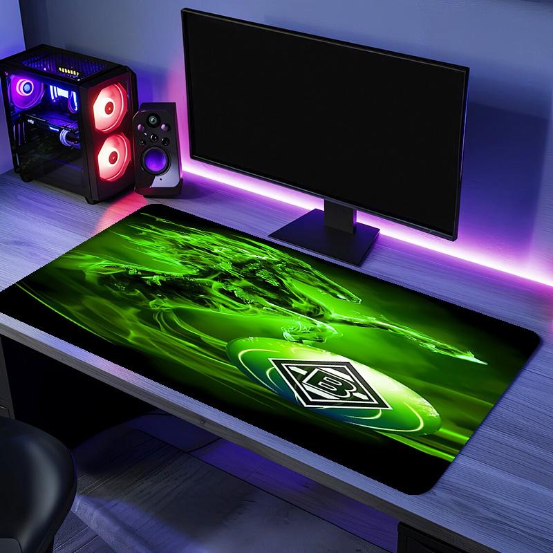 Borussia Monchengladbach logo Mouse Pad - Non-Slip Rubber Base, Smooth Surface for Work,Gaming,Office,And Home Use, Desk Mouse Pad