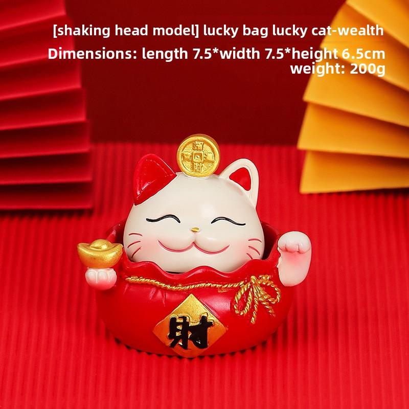 Милая подставка для мобильного телефона, украшение, милый манеки-неко из смолы, для офисного стола, милый подарок, украшение