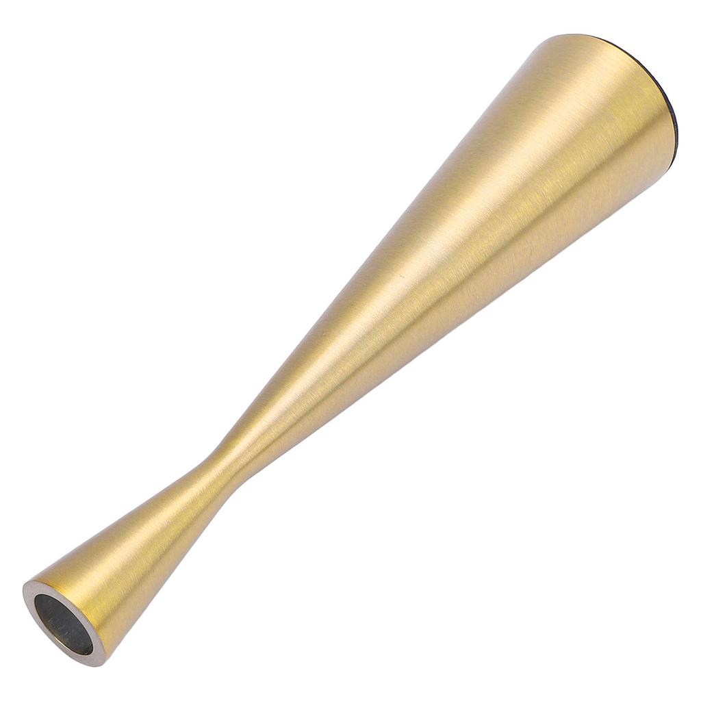 Geometric Candle Holder Aluminum Gold Taper Candlestick Holder Decor for 3cm Candle L 6 X 26.5cm /