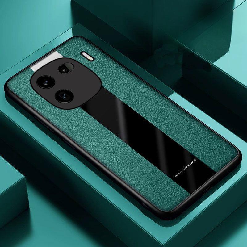 Магнитное кольцо-подставка Чехол для телефона Для Vivo IQOO 12 Pro Роскошная кожаная ударопрочная бамперная задняя крышка Для IQOO 13 Iqoo13 12Pro