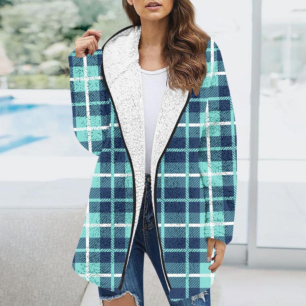 Женская модная осенне-зимняя толстая плюшевая куртка с карманами и длинными рукавами, топ