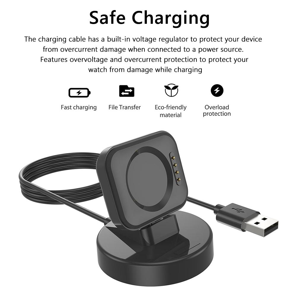 2 in 1 Charger Cord Mobile Phone Holder 100cm Charger Cradle Dock Smart Watch Accessories Charger Stand for OPPO Watch 3 Pro/3/2