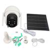 2K Solar Security Camera 4MP Outdoor 360 Degrees  WiFi Surveillance Camera Solar Panel Battery Powered