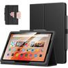 Fire HD 10 Case MoKo Fire HD 10 10 Plus 13th Generation Dedicated Protective Cover Full Protective Case Stand Case with Hand Holder Pencil Storage