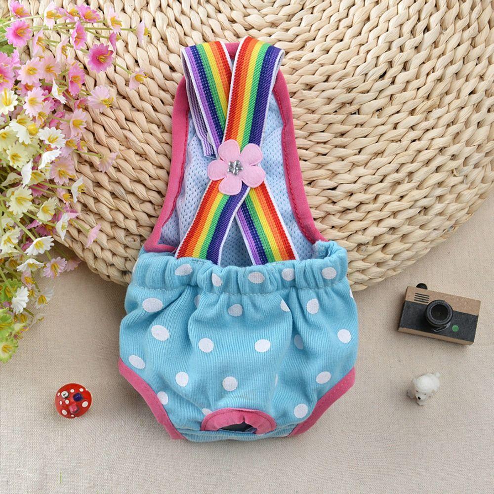 XS~XL Dog Physiological Pants Polyester Dog Menstrual Pants Breathable Puppy Underwear Briefs Dog