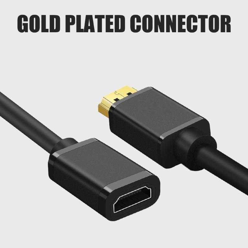Кабель-удлинитель HDMI 4K HDTV, адаптер "папа-мама", совместимый с 2K 1080P, для HDTV, ноутбука и других устройств
