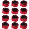 12pcs Fishing Rod Straps Fishing Pole Wrap Band Elastic Fishing Rod Holder Belts