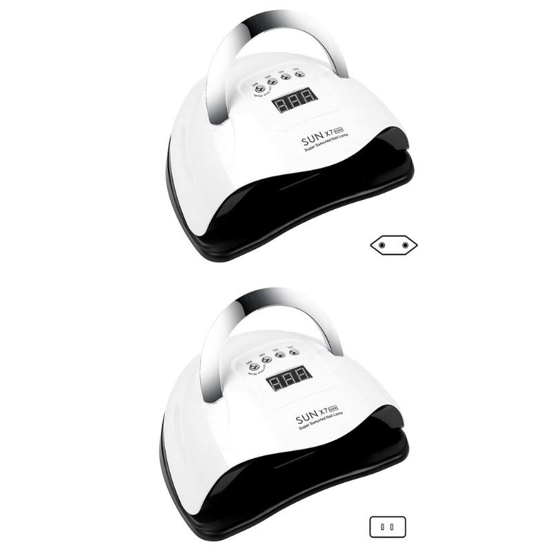 UV Led Nail Lamp 150w 57pcs Dual Light Breads Nail Dryer 4 Timer Setting Gel Nail Polish Lights Curing Gel Nail Lamp