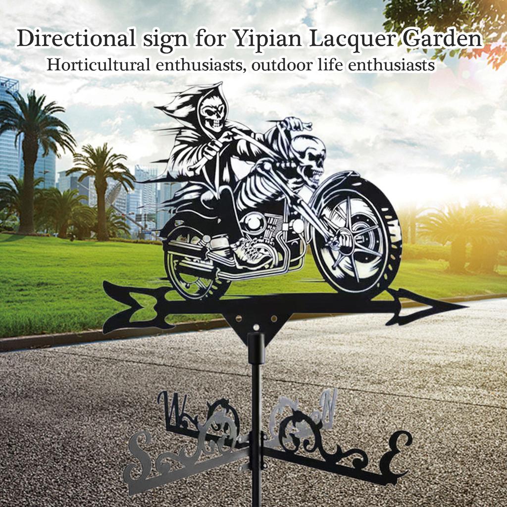 Decorative Iron Weather Vane Weathervane Perfect for Roofs and Outdoor Garden Courtyard Decoration Wind Direction Tool