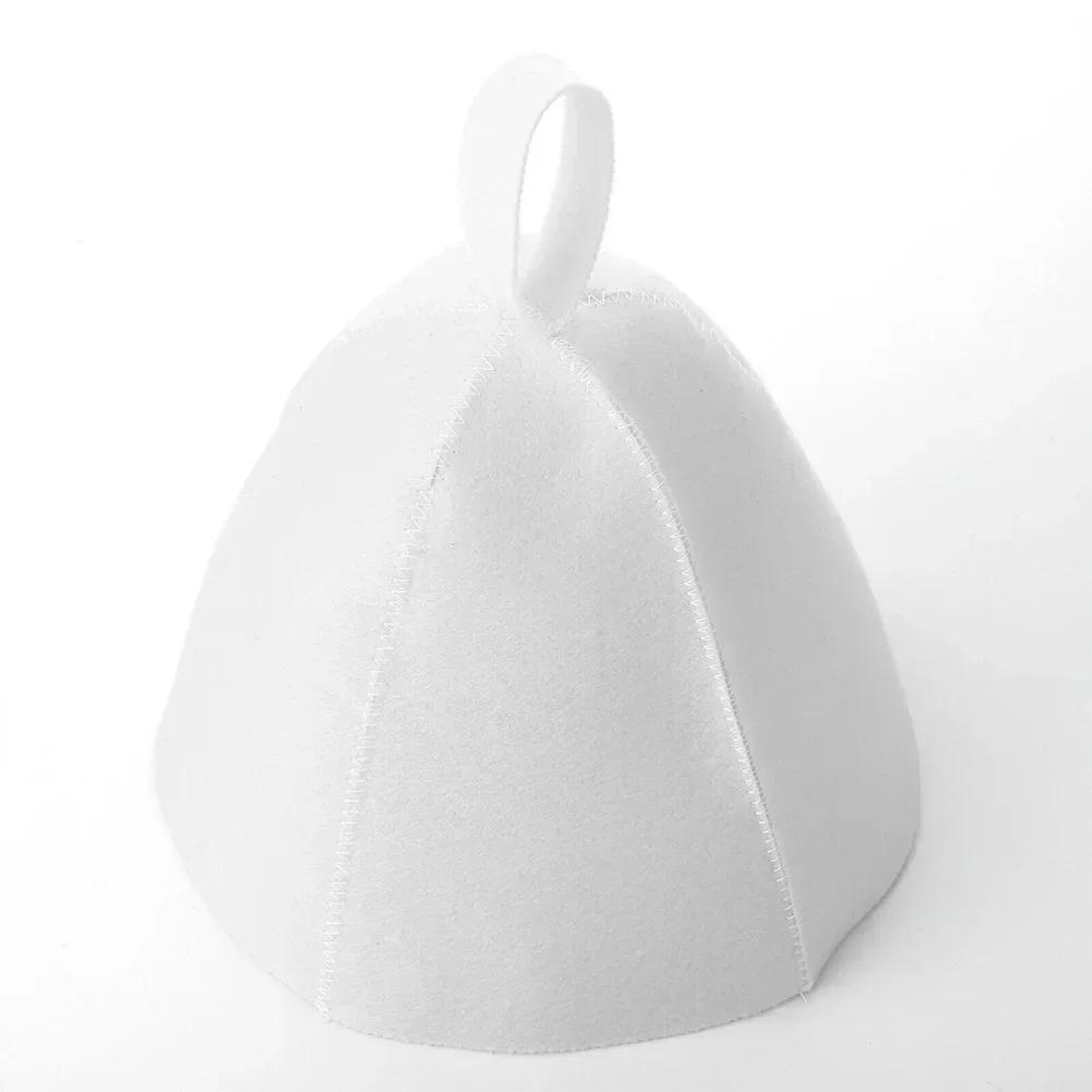 Шапочка для сауны с защитой от жары, утолщенная шерстяная фетровая шапочка для душа, тюрбан для волос, быстросохнущее полотенце, шапочки для сауны, аксессуары для ванной комнаты