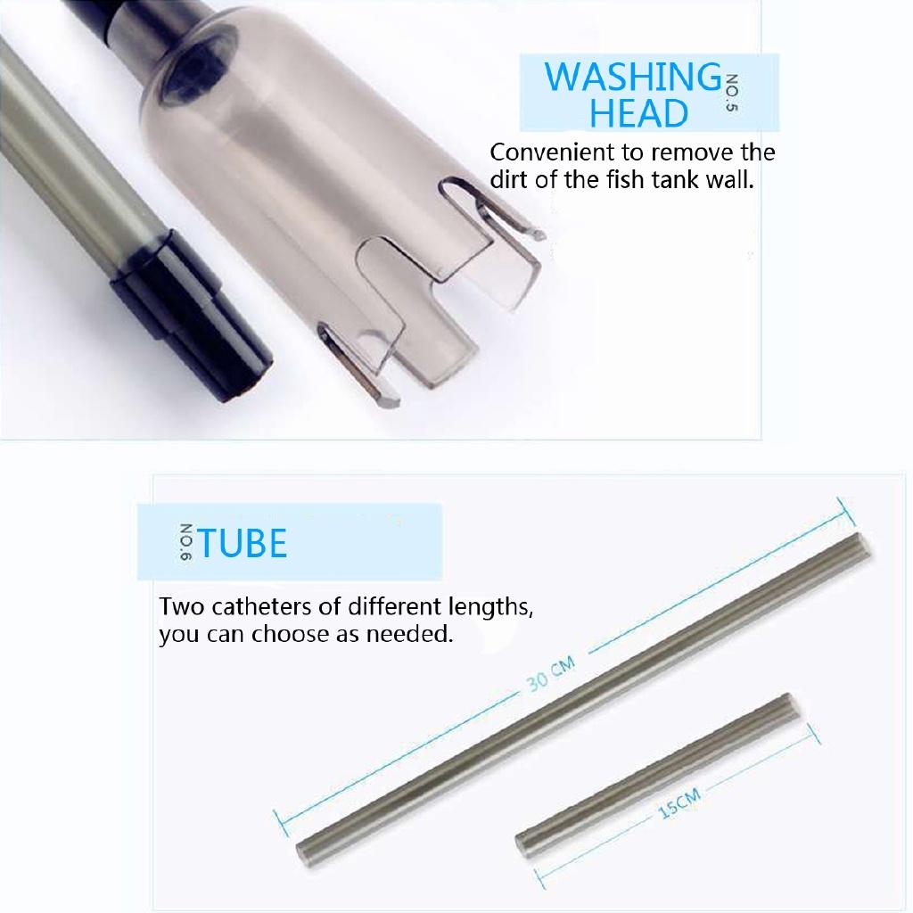 Автоматический электрический очиститель гравия для аквариума, водяной фильтр, сифон для промывки, вакуум, водяной насос для аквариума, очиститель аквариума, AC 220В