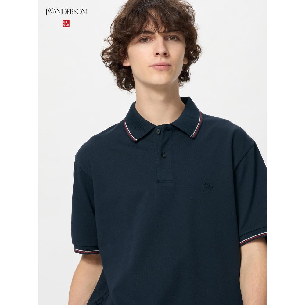 Uniqlo Dry Pique Polo Shirt  Tipping 