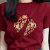 Women's Chinese Style Printed T-Shirt