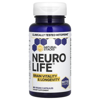 Natural Stacks, Neuro Life, 60 растительных капсул