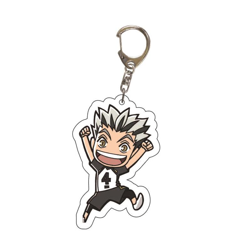 Мультфильм милый Haikyuu брелок акриловый кулон рюкзак подвесное украшение подарки