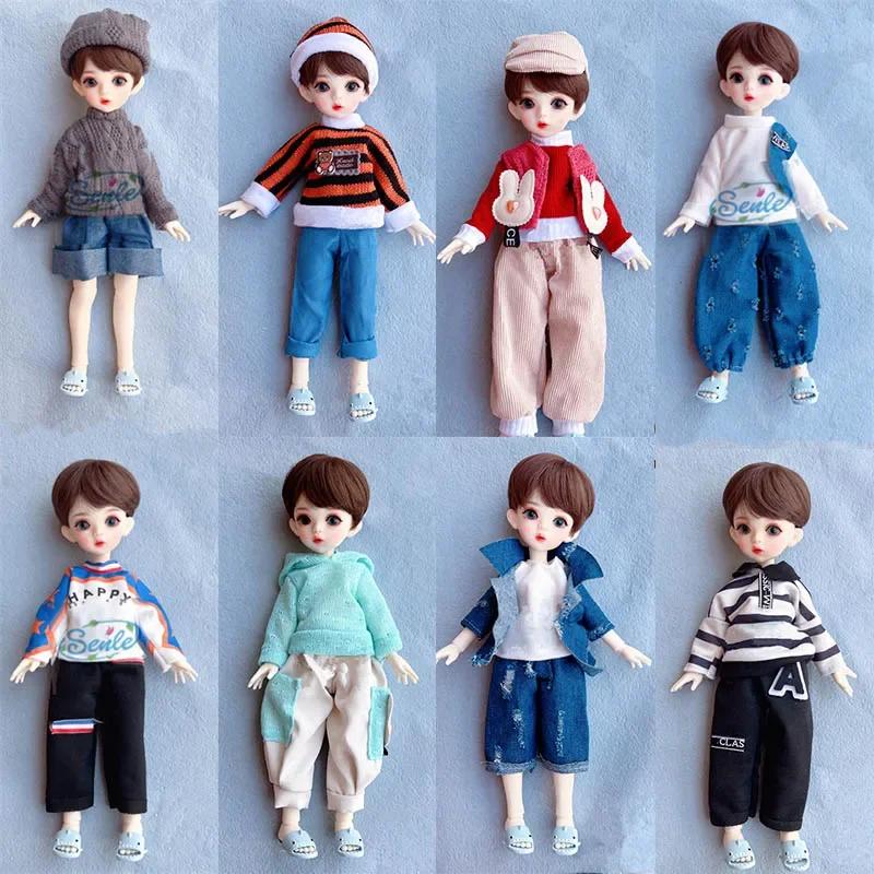 28 см Одежда для кук-мальчиков 1/6 BJD Кукольные наряды Аксессуары Красивый Повседневный костюм Не включает куклу