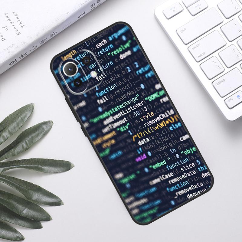 Дизайн-программист Code Для Xiaomi 15T 14T 13T 17 Pro Max 14 15 Ultra Чехол Для POCO F8 Ultra X7 X5 X6 F5 F6 F7 Pro