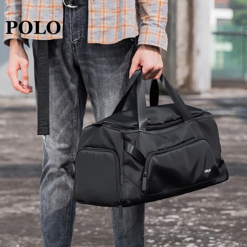 POLO Men's Travel & Gym Bag with Shoe Compartment
