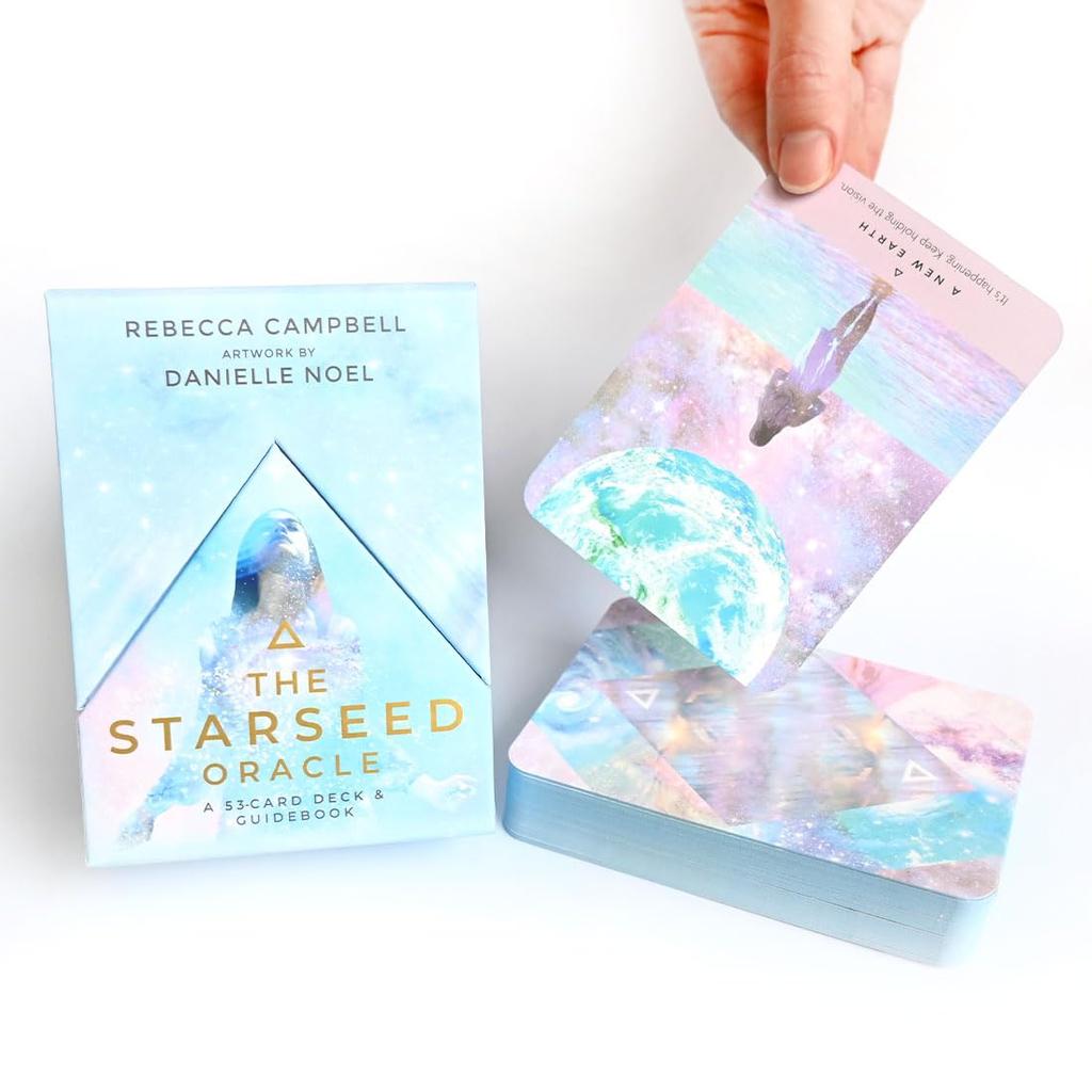 Starseed Oracle [New Edition] Japanese Instruction Manual Included, Authentic Fortune Telling Oracle Cards, Blue Edge, Direct from the Manufacturer