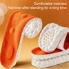 1 Pair 4D Cloud Comfort Insoles with Arch Support Shock-Absorbing Breathable Shoe Inserts Anti-foot Deformation Insoles for Men Women Foot Protection