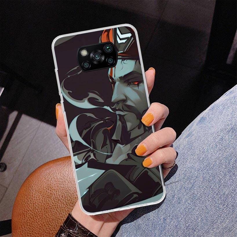 Valorant Game Cool Phone Case For Xiaomi Poco X7 X6 X5 Pro F7 Ultra Redmi 15C 15 13C 13 12C 12 10 10A 10C 9 9A 9C 9T Cover Poco