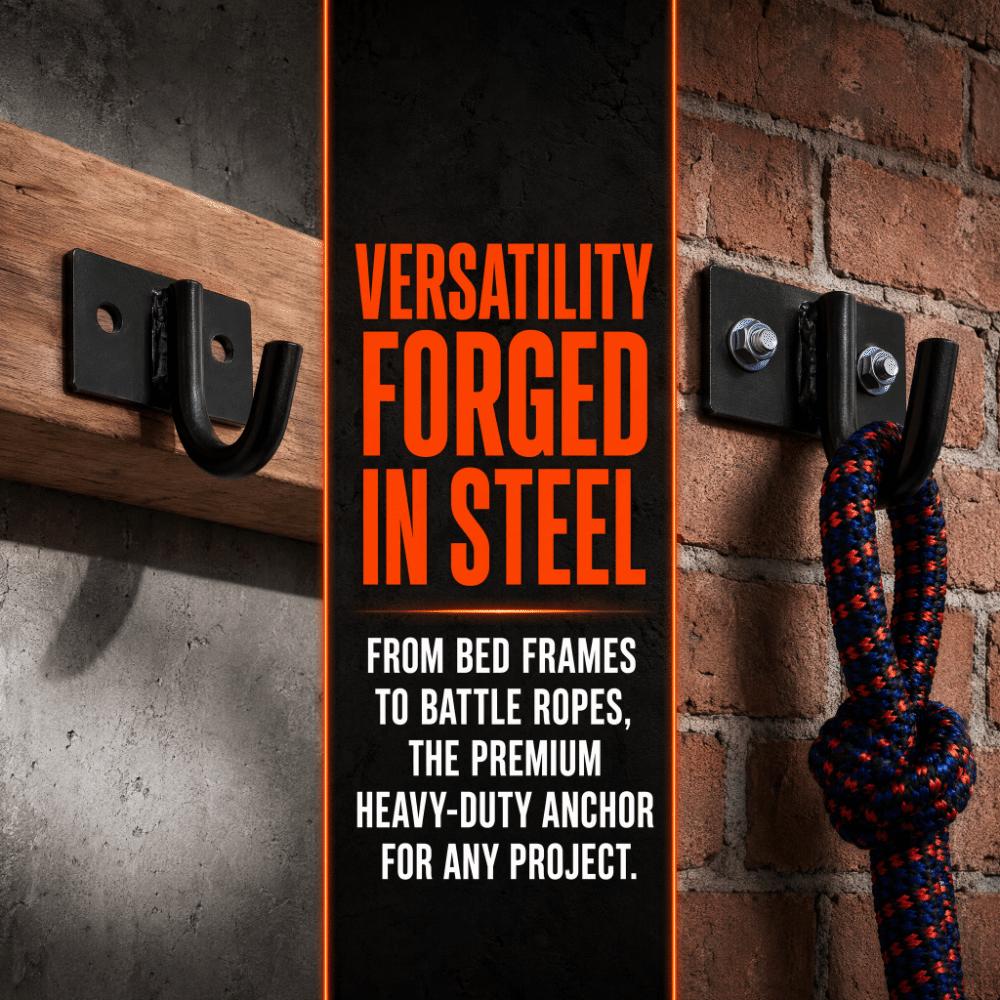 Durable Iron Hammock Stand Hooks Wall Reinforcement Wall Mount Hooks Indoor Setup