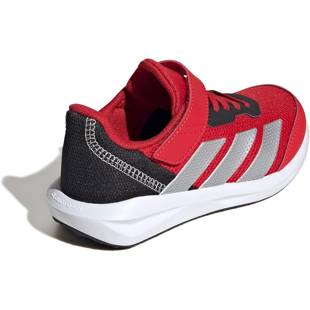 Adidas Faito EL Kids Sneakers Unisex Boys Girls 17-25.5cm Better Scarlet/Silver Metallic/Core Black Size 22.5 cm
