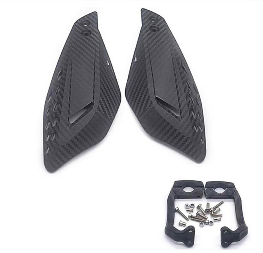 2Pcs 7/8" Motorcycle Handlebar Hand Guard Shield Crash Falling Protector Plastic