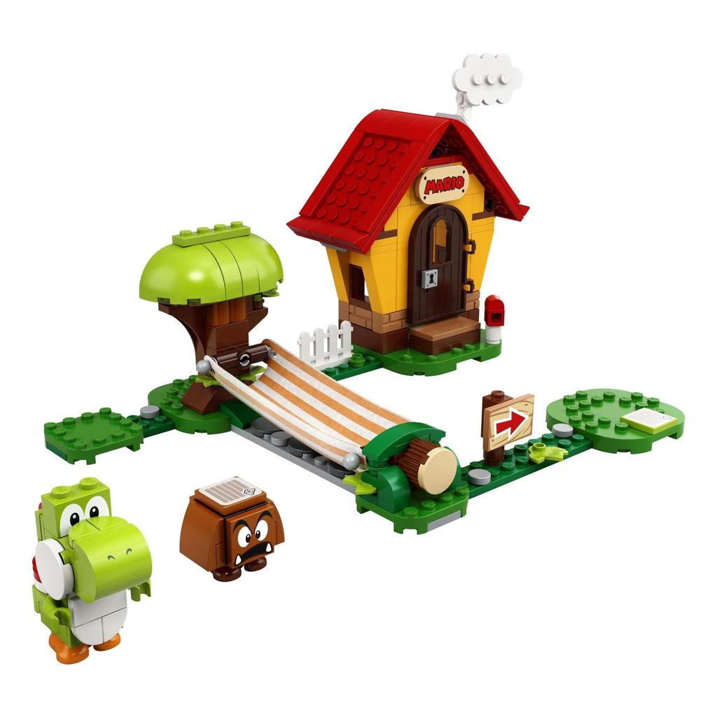 LEGO Super Mario Yoshi and Mario House 71367 Игрушка Дом для видеоигр Мальчики Девочки от 6 лет и старше