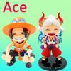 Аниме Фигурка One Piece Сидящий Смеющийся Луффи Фигурки Действия Кавайный Санджи Зоро Фигурка Коллекционные Игрушки Кукла Подарок Модель