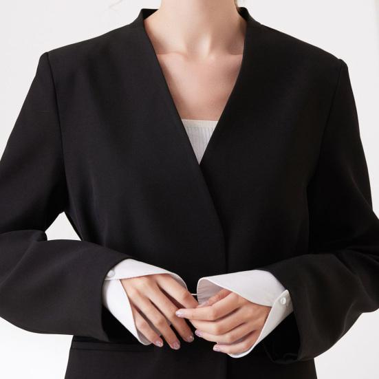 Женский съемный фальшивый воротник и манжеты Белый воротник рубашки Манжеты на рукава для офиса Деловых Формальных случаев