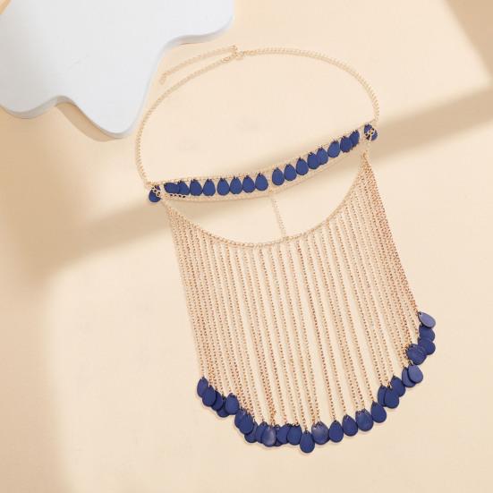 Головная цепочка с регулируемым дизайном для ночного клуба, бара, вечеринки, металлическая кисточка, головной убор для женщин, занавеска для лица