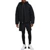 Nike Однотонная куртка с капюшоном и застежкой-молнией, длинные рукава, мужские куртки, черный цвет FZ1032-010