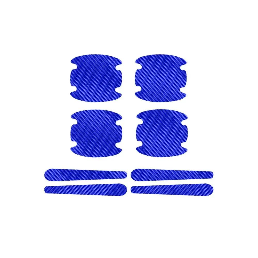 8 шт. Декоративные наклейки на автомобильную дверь, защитные наклейки на ручку двери автомобиля, универсальные внешние аксессуары для автомобиля