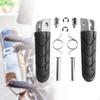 2x Motorcycle Front Footrests Foot Pedal Replace Parts Anti Slip Motorbike Accessories Footpeg