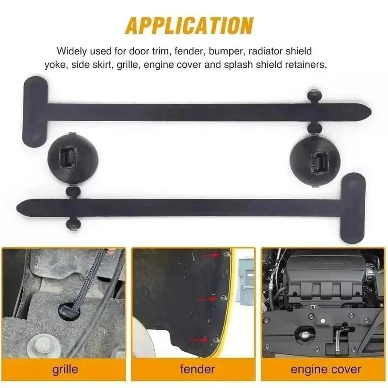 Универсальный самоблокирующийся многофункциональный набор зажимов Нейлоновая клипса-пряжка Автомобильная крепежная клипса для автомобильных крепежей Крылья Багажник Аксессуар