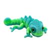 3D Printing Lizard Figures Multi-joint Movable Simulation Eyes for Home Accessories Kids Gift Living Room Decoration