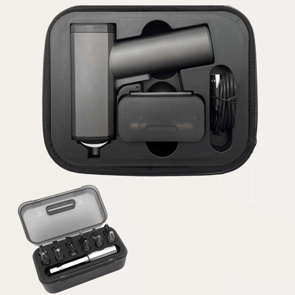 3,6 В электрическая беспроводная отвертка перезаряжаемая портативная отвертка со светодиодной подсветкой 12 шт. сумка для хранения бит отвертка