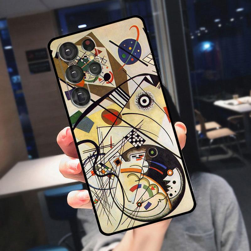 Wassily Kandinsky Abstract Case For Samsung Galaxy S22 S23 Ultra S21 S20 FE S9 S10 Note 10 Plus Note 20 Ultra Cover